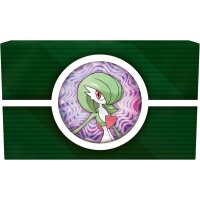 Deckbox mit Gardevoir-Motiv auf gr&uuml;nem Hintergrund, enthalten im Pok&eacute;mon Liga-Kampfdeck Gardevoir-ex.