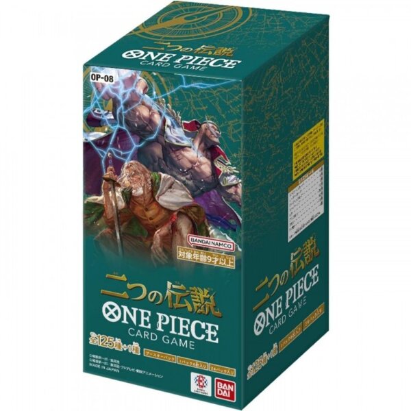 One Piece Card Game Two Legends OP08 Booster Display...