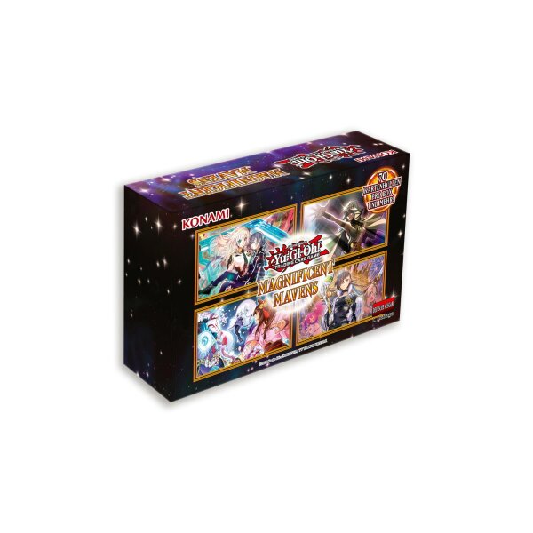 Yu-Gi-Oh! Magnificent Mavens Box auf Deutsch mit vier...