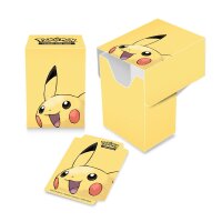 Pokémon Deck Box mit geöffnetem Deckelfach,...