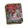 Yu-Gi-Oh! Sammelbox aus der Mega-Tins-Serie 2016 mit Yugi Muto und dem Rotäugigen Drachen auf dem Cover, verziert mit goldenen Akzenten und dem „Yu-Gi-Oh! Trading Card Game“-Logo.