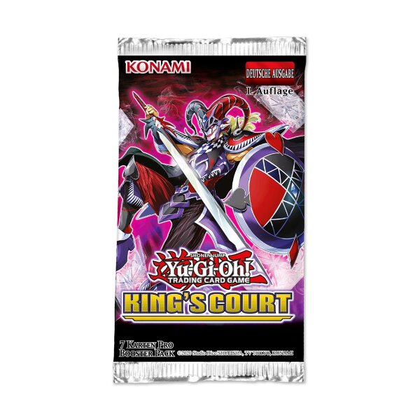 Yu-Gi-Oh! Kings Court Boosterpack in deutscher Ausgabe...