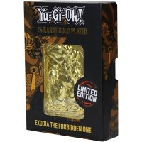 Yu-Gi-Oh! 24K Gold Plated Limited Edition Collectible -...