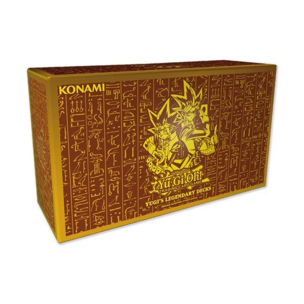 Yu-Gi-Oh! Yugis Legendary Decks Box in Gold-Optik mit...