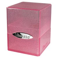 Satin Cube Glitter Pink
