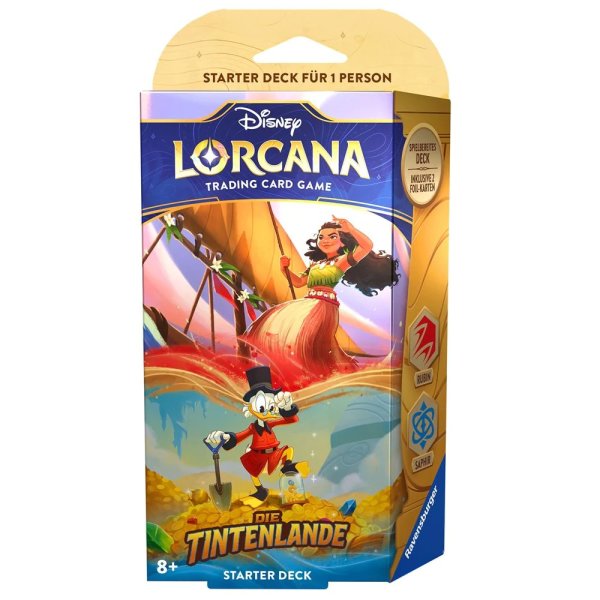 Lorcana Die Tintenlande - Starter Deck  Rubin & Saphir  -