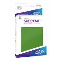 80 Ultimate Guard Supreme UX Matte Sleeves (Green)...