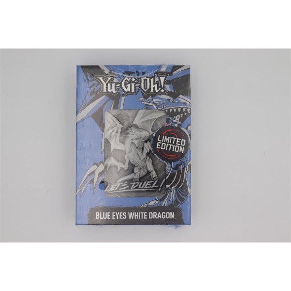 YuGiOh! Limited Edition Metal Card Blue Eyes White Dragon FANATTIK OVP